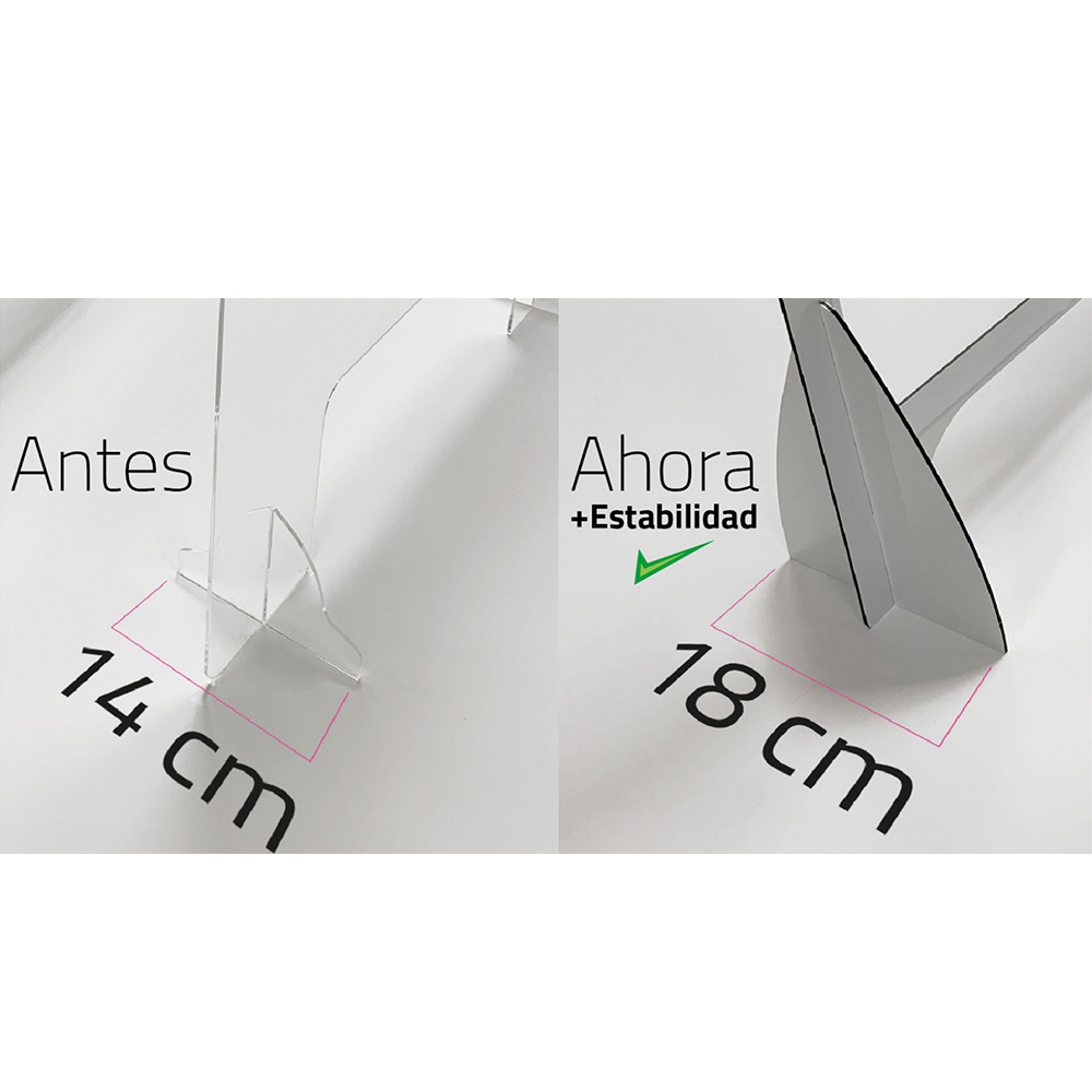 Mampara-dibond-4 mampara de metacrilato para hospitales perfecta para prevenir el contagio por covid19