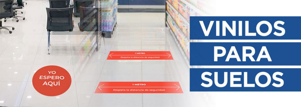 Vinilo rojo con forma rectangular para el suelo respete las medidas de seguridad