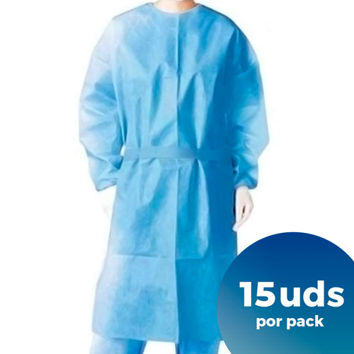bata-desechable500x500-pack-15 Bata Medica Blanca con botones y bolsillos perfecta para prevenir contagios