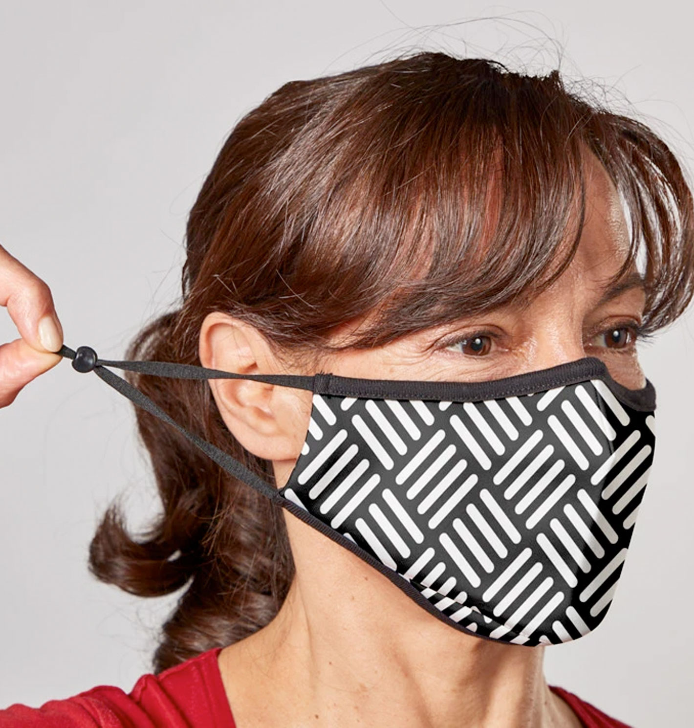 FACIL-DE-AJUSTAR mascarilla con ajustador de orejas