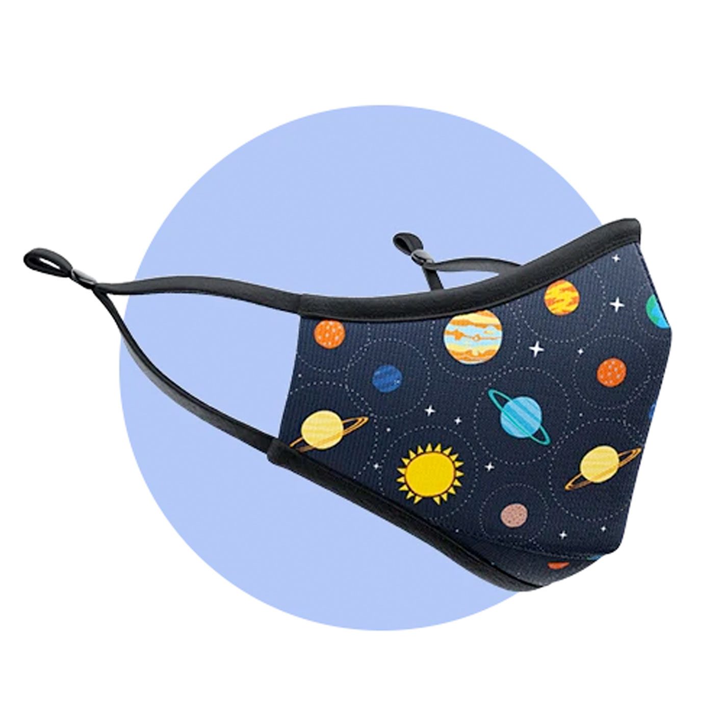 PLANETAS_NIÑO mascarilla del universo con los planetas