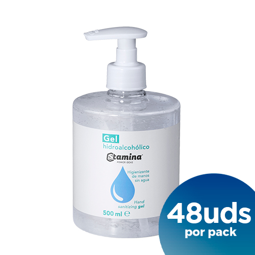 GEL-HIDROALCOHOLICO-500ML-PACK-48-UD Gel Hidroalcohólico