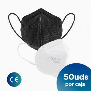 mascarillas ffp2 blanco y negro marcado de la comunidad europea